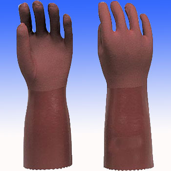 耐油ビニール手袋
