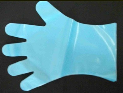ポリエチレン手袋（CPE／ブルー）